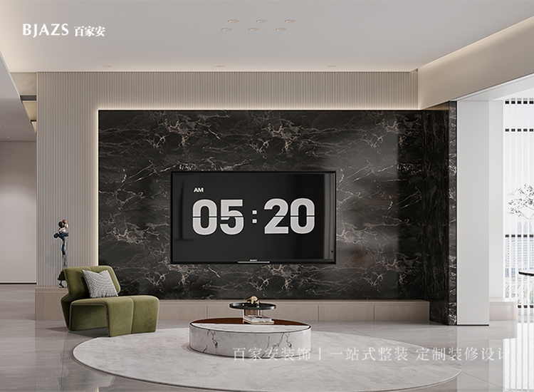 廈門(mén)中駿海岸一號(hào)小區(qū)160平整裝裝修設(shè)計(jì)